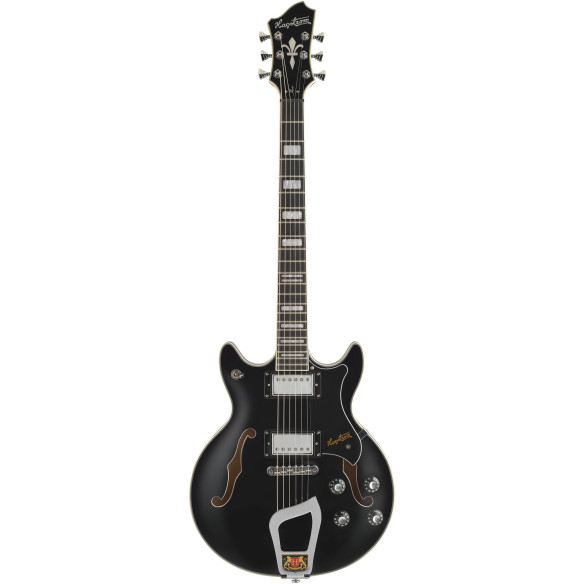 ALVAR BLACK Guitarra Eléctrica Semi-Hollow negra ALVAR BLACK Guitarra Eléctrica Semi-Hollow negra