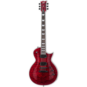 LTD EC-1000QM SEE THRU BLACK CHERRY FLUENCE Guitarra Eléctrica