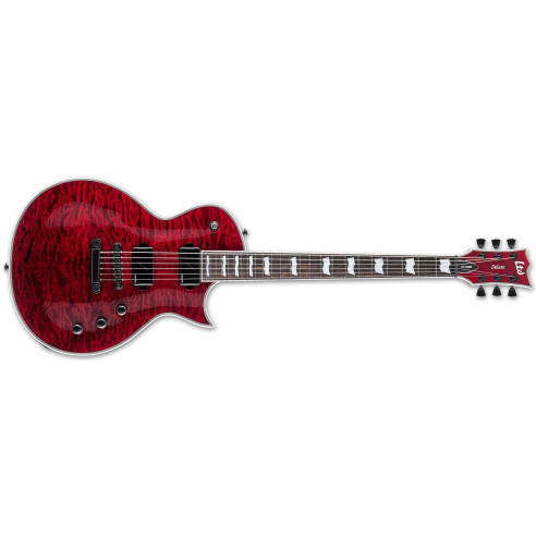 LTD EC-1000QM SEE THRU BLACK CHERRY FLUENCE Guitarra Eléctrica