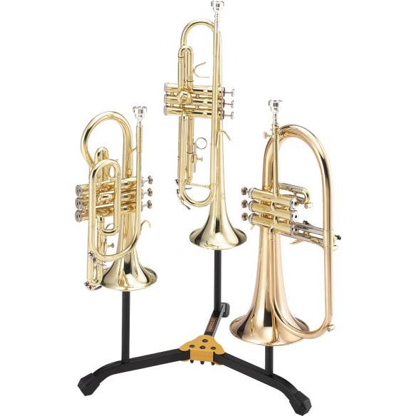 HERCULES DS-513B Soporte 2 Trompetas  Fliscorno HERCULES DS-513B Soporte 2 Trompetas  Fliscorno