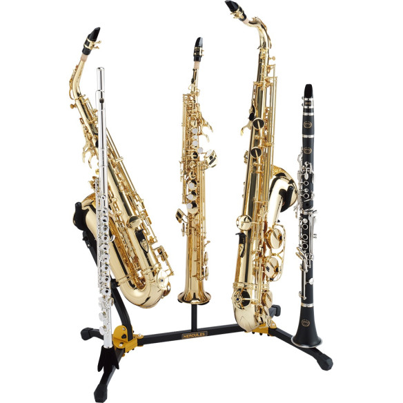 HERCULES Soporte 2 Saxos2 FlautasSoprano DS-538B HERCULES Soporte 2 Saxos2 FlautasSoprano DS-538B