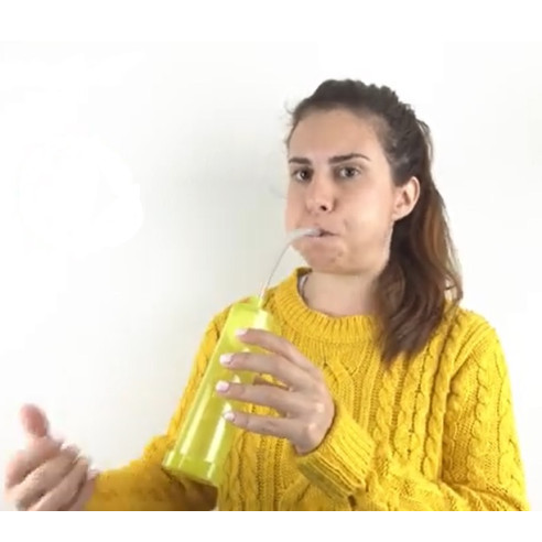 Ejercitador de Respiración Original Breath Builder OBB-YW Amarillo