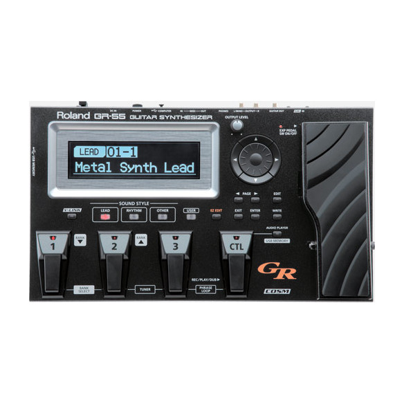 Sintetizador de Guitarra Roland GR-55S-BK acabado en negro