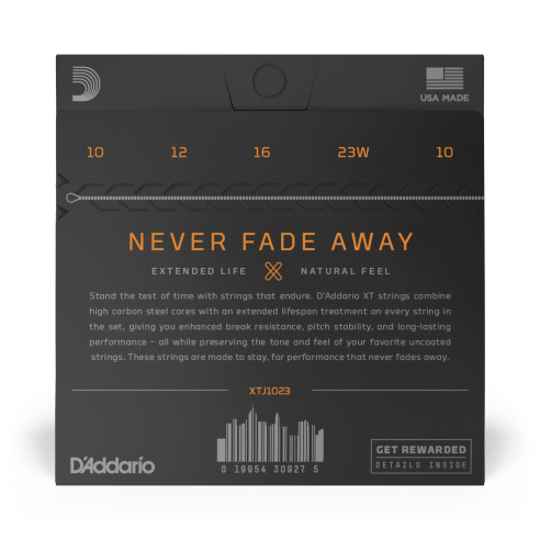 D'ADDARIO XTJ1023 Juego cuerdas Banjo XT 10-23