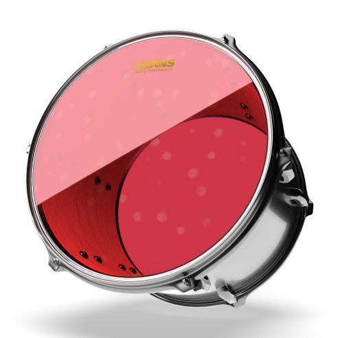 EVANS Juego Parches Fusión Hidráulico rojo (10", 12", 14")  parche caja UV1 14"