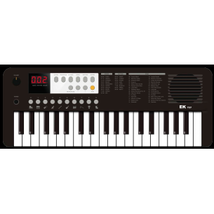 EKT37BK Teclado Mini de 37 Teclas Negro