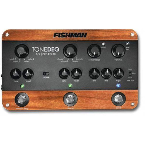 comprar Previo Fishman TONEDEQ PRO-DEQ-AFX. Previo para instrumentos acústicos con efectos.