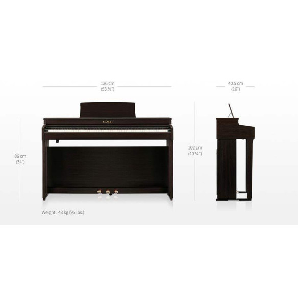Kawai CN-201 B Piano Digital 88 teclas Negro Mate