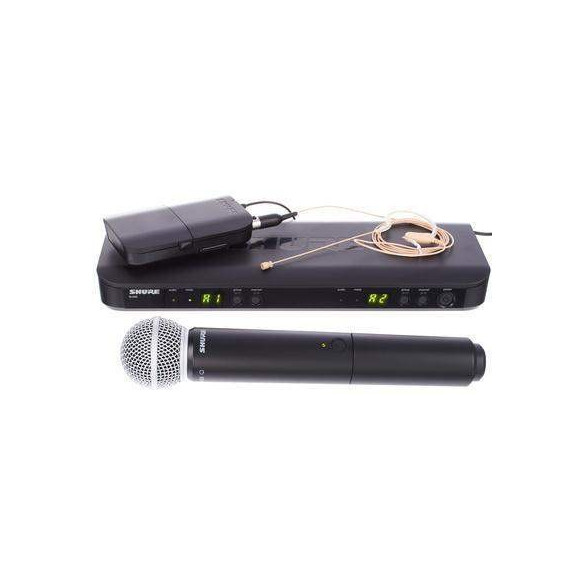 Shure BLX1288E/MX53 H8E Sistema Inalámbrico Dual Mano y Diadema