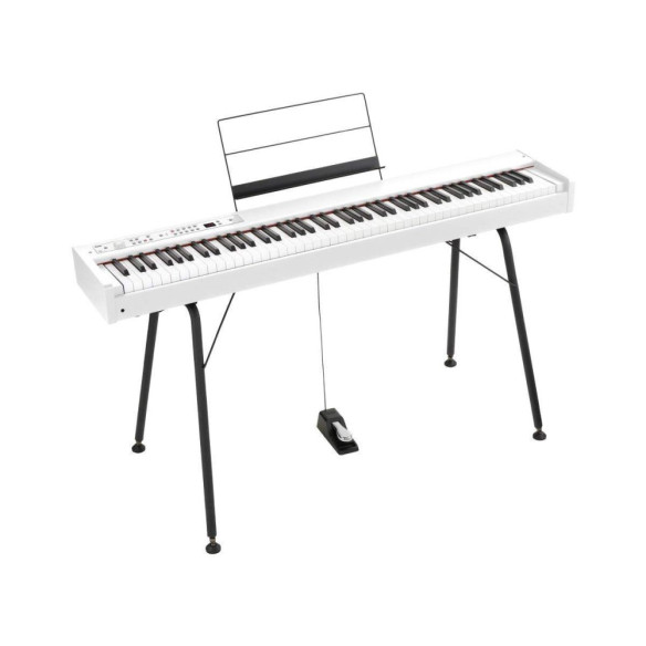 D1 White Piano digital de escenario de 88 teclas