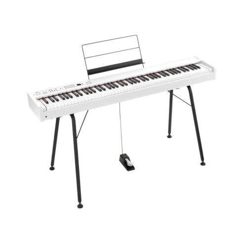D1 White Piano digital de escenario de 88 teclas
