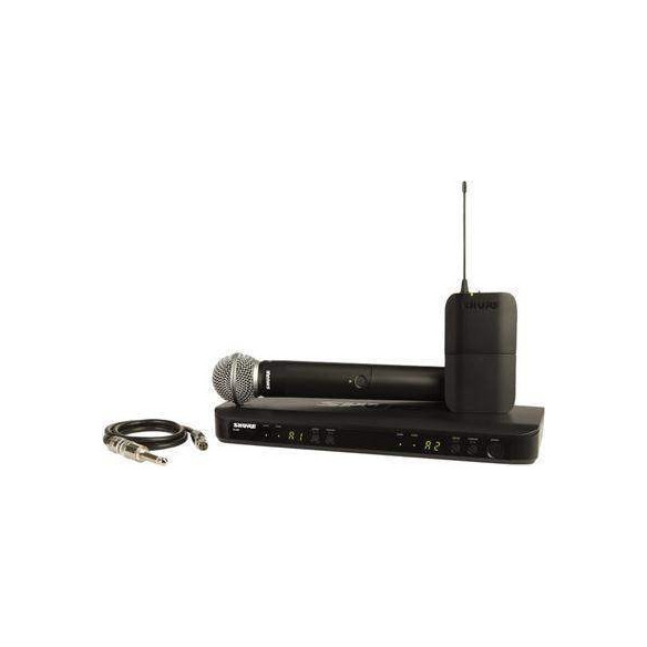 Sistema Inalámbrico dual de mano/petaca SHURE BLX1288E/SM58.