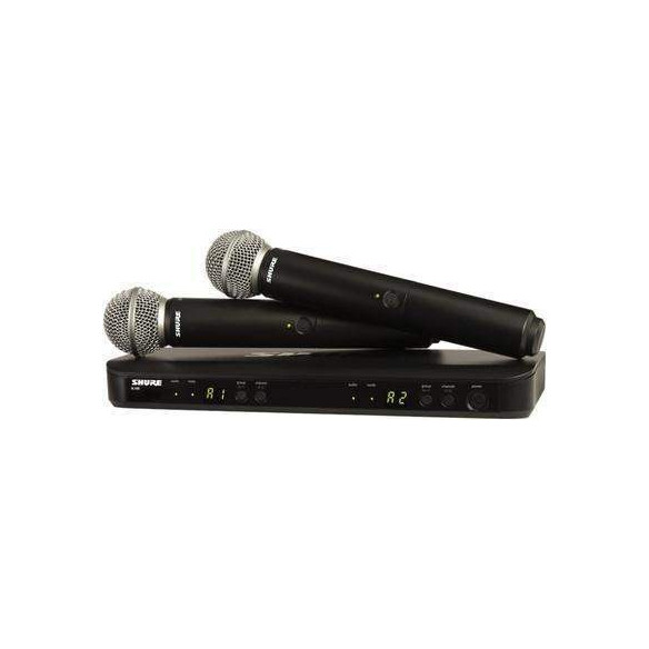 Sistema Inalámbrico dual de mano SHURE BLX288E/SM58