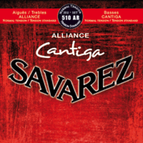 SAVAREZ 510-AR Juego Clásica Alliance Cantiga Roja