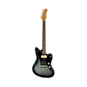 Jet JJ350 Baritone Moonburst Silver Burst Guitarra Eléctrica
