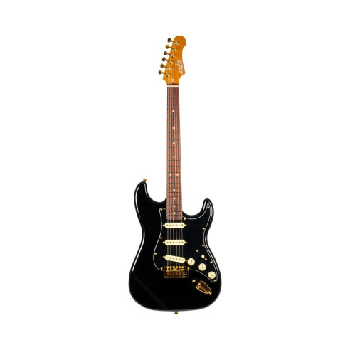 Jet JS380-BKG Black, Gold Hardware Guitarra Eléctrica