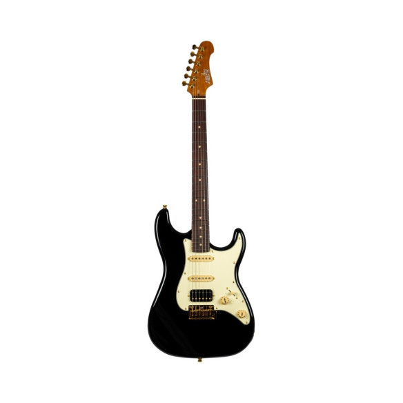 JET JS480-BKG Black, Gold Hardware Guitarra Eléctrica
