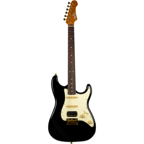 JET JS480-BKG Black, Gold Hardware Guitarra Eléctrica