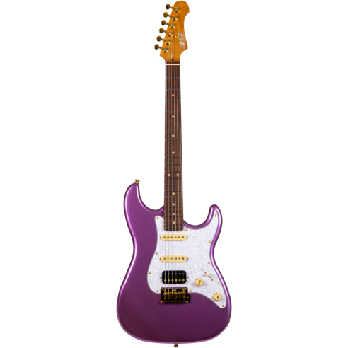 JET JS480-VIG Violet, Gold Hardware Guitarra Eléctrica