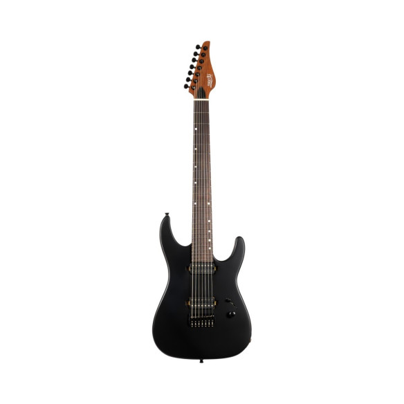 JET JS507 Stygian Satin Black Guitarra Eléctrica 7 Cuerdas