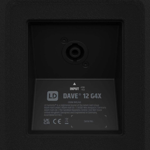 DAVE 12 G4X Sistema de PA activo 2.1 compacto
