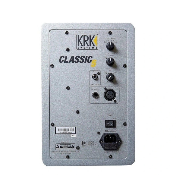 KRK CLASSIC 5 SILVER BLACK Monitor Estudio Clasic 5