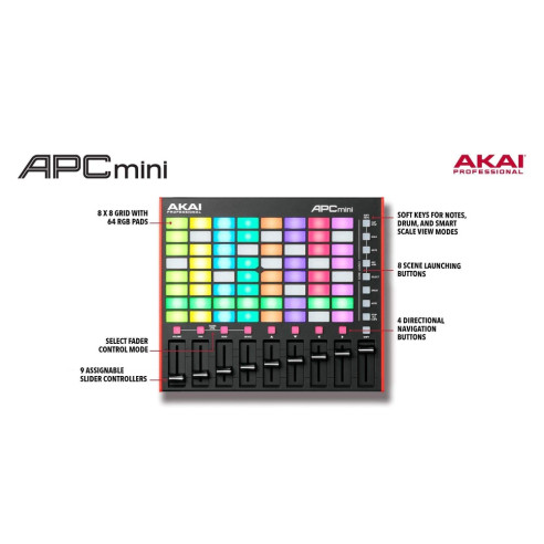 Akai APC MINI 2 Controlador para Ableton Live