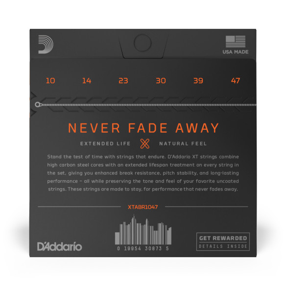 comprar Juego de cuerdas para Guitarra Acústica d'Addario XTABR1047 XT Acoustic 80/20 Bronze, calibre extrafino, 10-47. comprar Juego de cuerdas para Guitarra Acústica d'Addario XTABR1047 XT Acoustic 80/20 Bronze, calibre extrafino, 10-47.