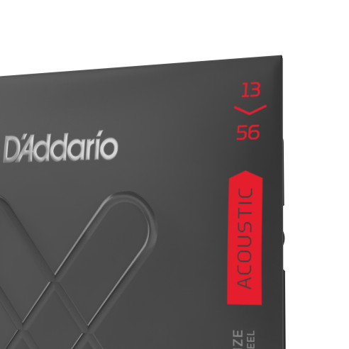 comprar Juego de cuerdas para Guitarra Acústica d'Addario XTABR1356  XT Acoustic 80/20 Bronze, calibre medio, 13-56.