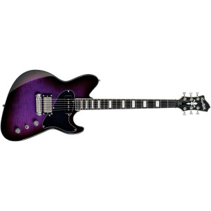 Hagstrom ADINA PRB Guitarra Eléctrica Purple Burst 2