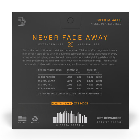 XTB50105 Juego Cuerdas Bajo Eléctrico