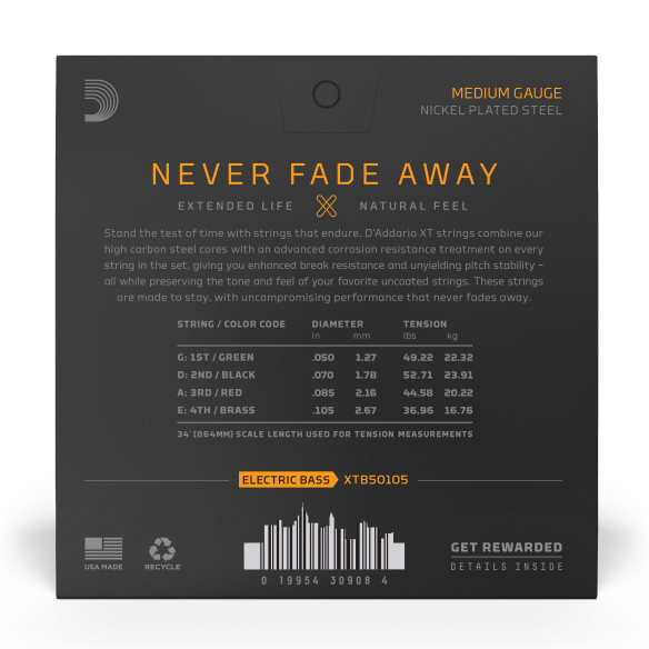 XTB50105 Juego Cuerdas Bajo Eléctrico