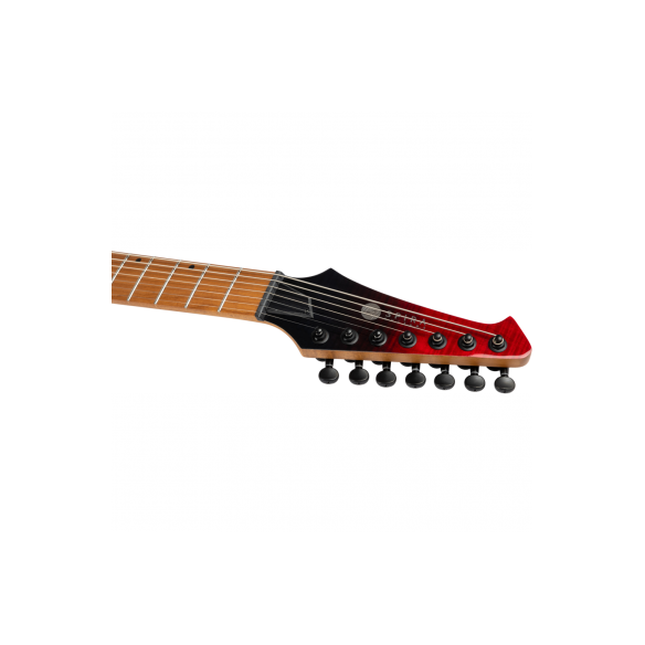 SPIRA S457-TRD TRANSPARENT RED Guitarra Eléctrica 7 Cuerdas