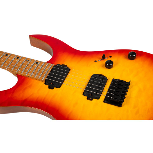 SPIRA S500-QFB FIREBURST Guitarra Eléctrica