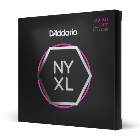 NYXL0980 Juego 8 Cuerdas Guitarra Eléctrica 9-80