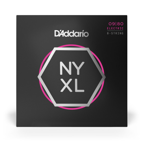 NYXL0980 Juego 8 Cuerdas Guitarra Eléctrica 9-80 NYXL0980 Juego 8 Cuerdas Guitarra Eléctrica 9-80