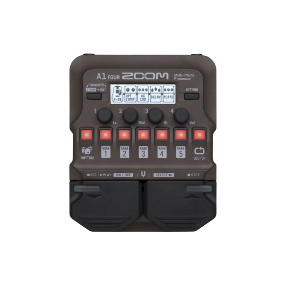 A1 FOUR Pedal multiefectos para Instrumentos Acústicos