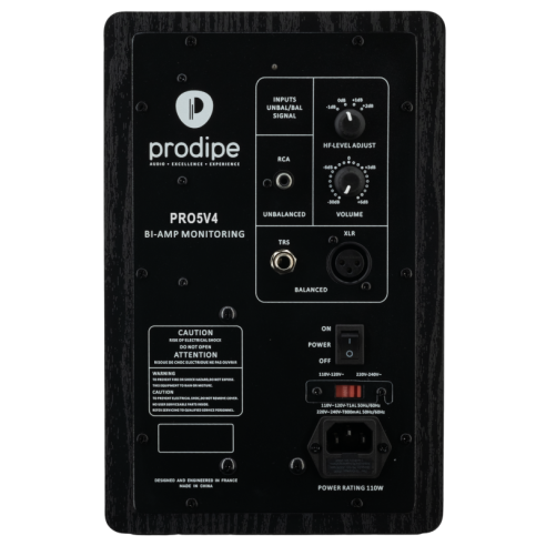 Prodipe PRO5V4BW Monitor de estudio Negro