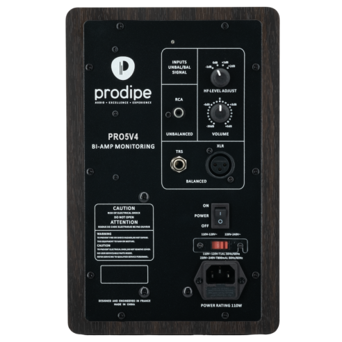 Prodipe PRO5V4RW Monitor de estudio Palisandro