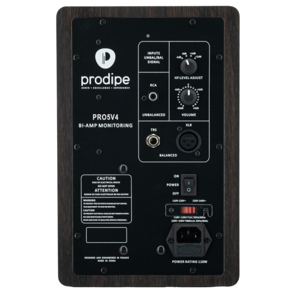 Prodipe PRO5V4RW Monitor de estudio Palisandro