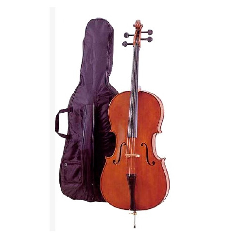 CARLO GIORDANO SC90 Cello Estudio 4/4 con arco y funda