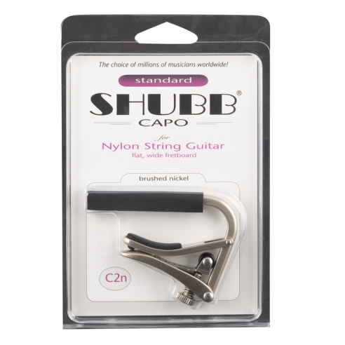 Shubb C2N Cejilla Guitarra Clásica Niquelada
