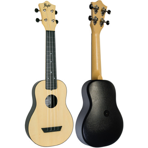 FLIGHT TUS-35NA Ukelele Soprano Travel Acabado Natural