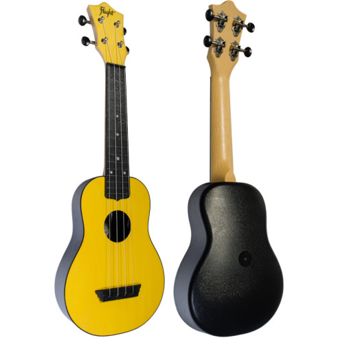 FLIGHT TUS-35YW Ukelele Soprano Travel Color Amarillo