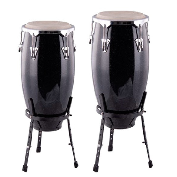 Congas 11 3/4"  12 1/2" Negras JBSH3BK