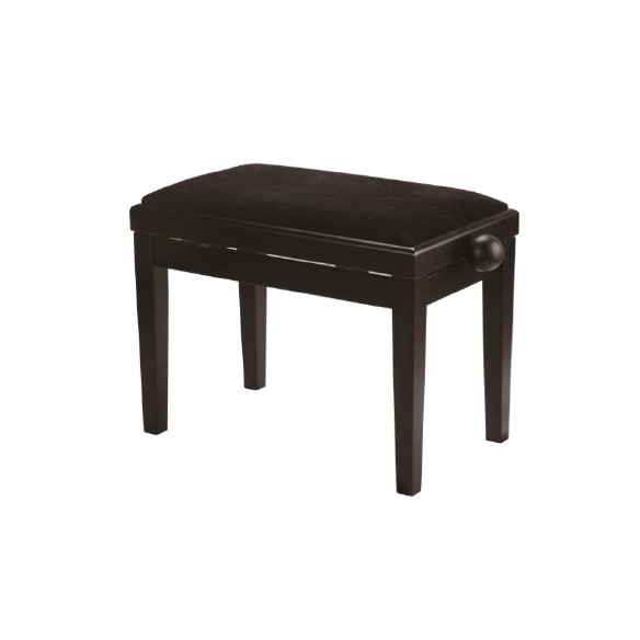 PB001 BANQUETA PIANO Regulable, Negro Mate 