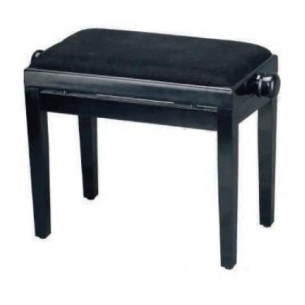 PB002 BANQUETA PIANO Regulable, Negro Brillo