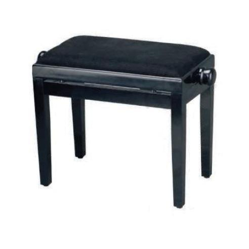 PB002 BANQUETA PIANO Regulable, Negro Brillo 