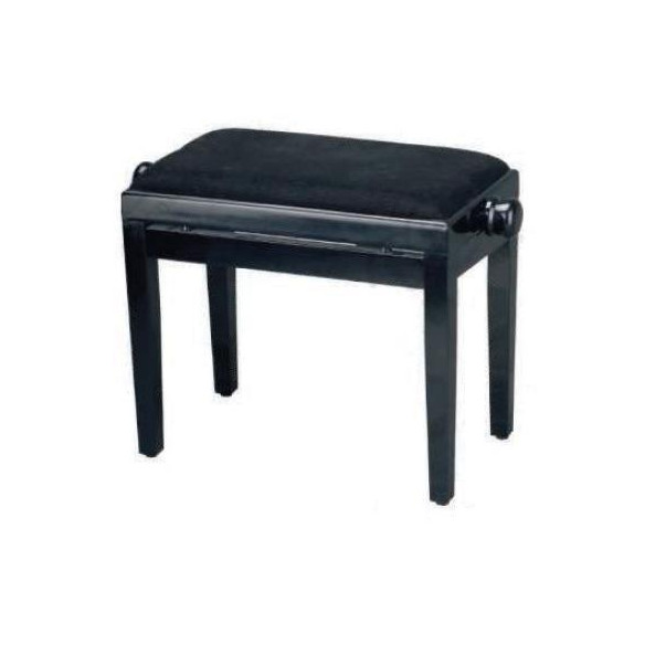 PB002 BANQUETA PIANO Regulable, Negro Brillo 