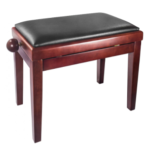 PB006 BANQUETA PIANO Regulable, Marrón Mate